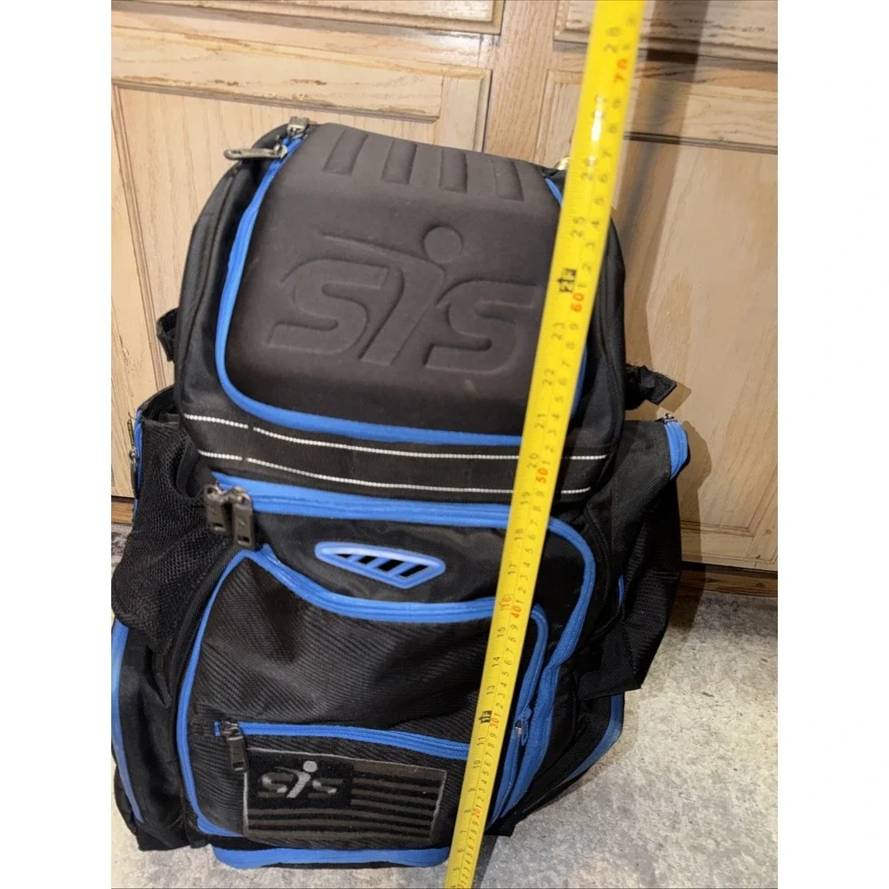 Smash It Sports SIS Equipment Bag Softball Baseball Travel Gear Black/Blue